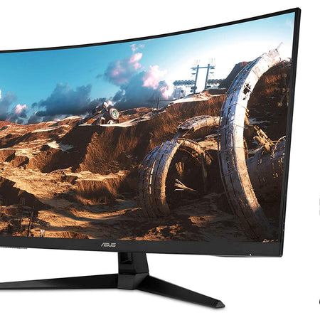 TUF Gaming 32" 1080P Curved Monitor (VG328H1B) - Full HD, 165Hz (Supports 144Hz), 1Ms, Extreme Low Motion Blur, Speaker, Adaptive-Sync, Freesync Premium, VESA Mountable, HDMI, Tilt Adjustable
