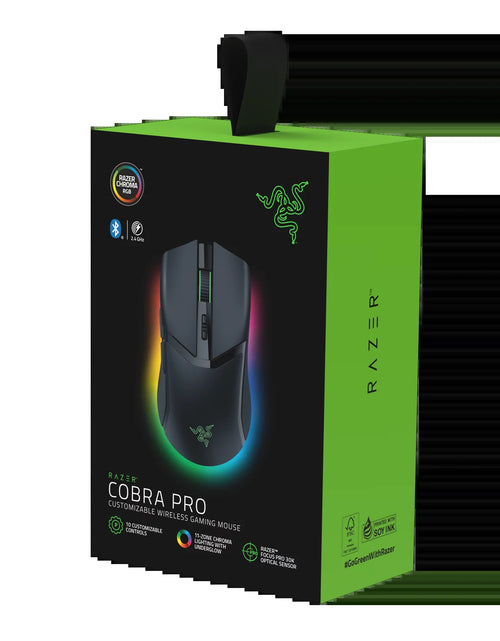 Load image into Gallery viewer, Cobra Pro Lightweight Wireless PC Gaming Mouse with  Chroma RGB, Customizable Controls, 77G, Black
