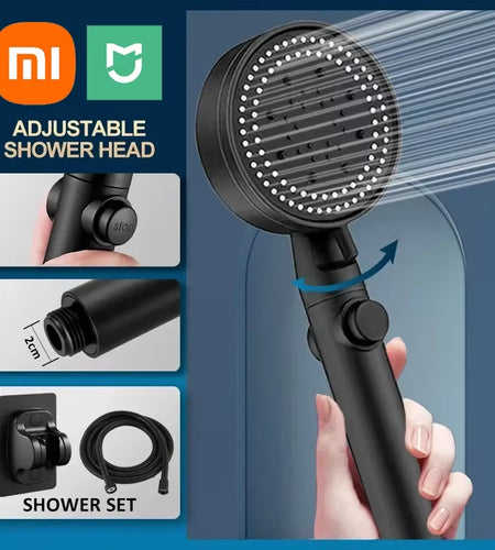 Xiaomi  Shower Head Water Saving 5 Modes Adjustable High Pressure Showerhead Handheld Spray Hangable Bathroom Accessories