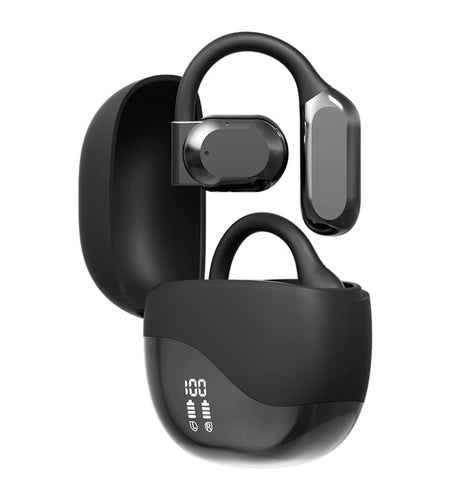 Translator Earbuds Bluetooth 5.4 Noise Cancelling Two-Way Voice Translator Ear Hook Real Time AI Translation Earphone