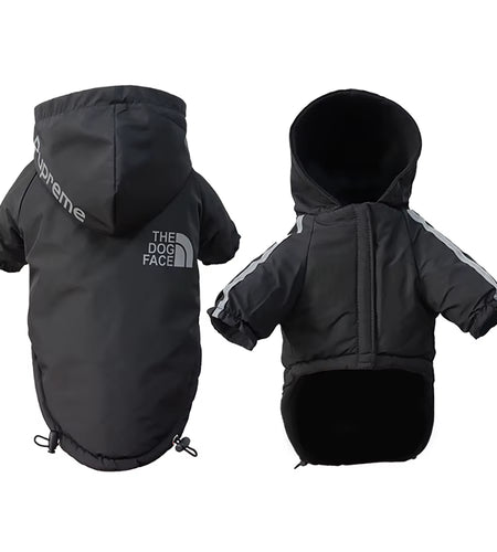 Waterproof Dogs Clothes Reflective Pet Coat for Small Medium Dogs Winter Warm Fleece Dog Jackets Puppy Raincoat Chihuahua Outfit