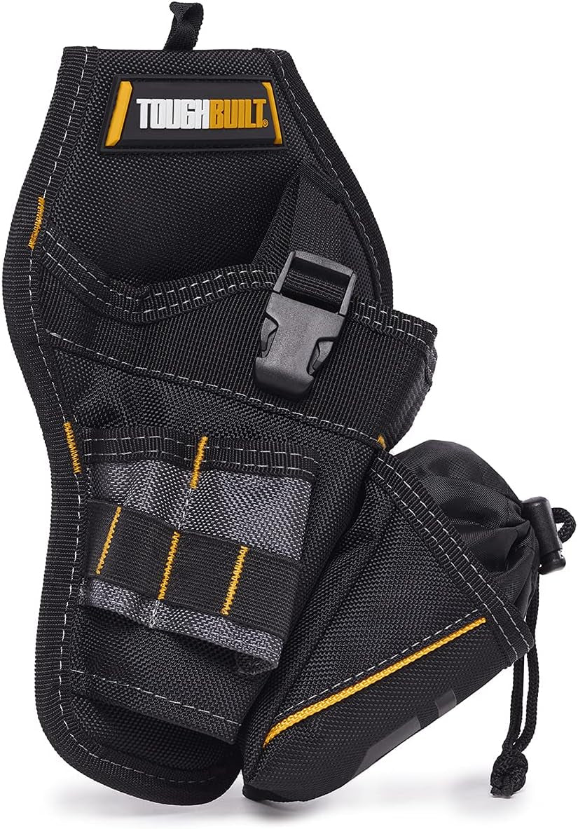 - Drill Holster W/Multiple Tool Loops and Angled Design to Evenly Balance Weight on Belt - (TB-220-B)