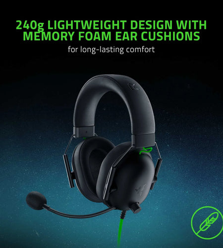 Blackshark V2 X Wired Gaming Headset Hyperclear Cardioid Mic Black