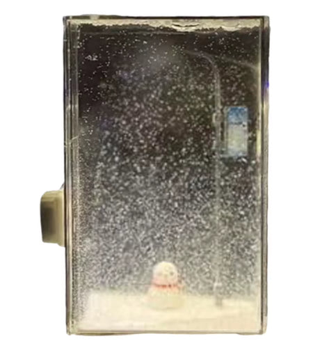 Magic Snowy Landscape Night Lights Small Street Light Snowy Flowing Night DIY Christmas Lights Christmas Desktop Decor Handmade