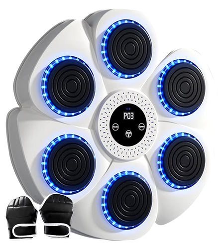 Music Boxing Machine Boxing Reaction Wall Target Adjustable Smart Bluetooth Boxing Machine Wall Mounted Gym Machine Equipment