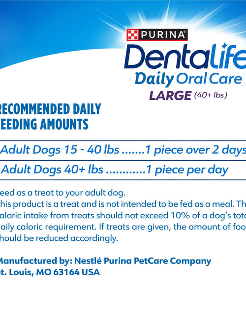 Load image into Gallery viewer, Purina  Daily Oral Care Large Dog Dental Treats with Chicken, 20.7 Oz Pouch (18 Count)
