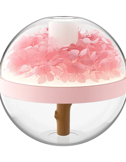 Load image into Gallery viewer, 270ML Air Humidifier USB Rechargeable 800Mah Home Hydration Humidifier Colour LED Light Mist Maker Flower Humidificador
