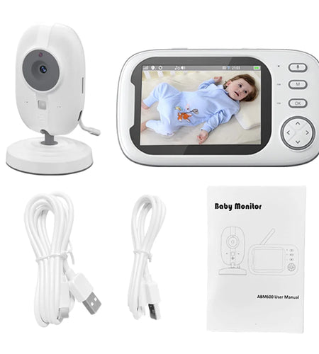 New 3.5 Inch Wireless Video Baby Monitor Night Vision Temperature Monitoring 2 Way Audio Talk Baby Nanny Security Camera