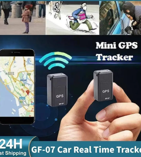 GPS Locator GF-07 Precise and Convenient Compact Locator for Car Vehicles, Easy to Install, Remote Precise Positioning, Mobile P