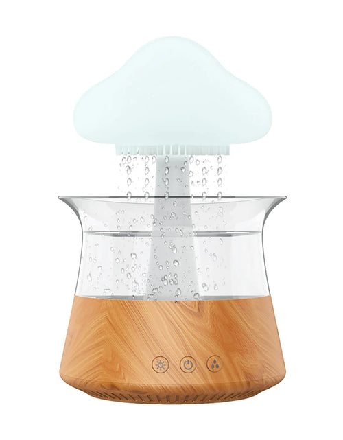 Load image into Gallery viewer, Relax Cloud Rain Diffuser Humidifier Raindrop Aromatherapy Machine Ultrasonic Atomization Humidification Colorful Lamp
