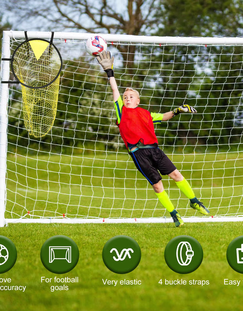 Load image into Gallery viewer, Soccer Football Target Net Foldable Football Training Net Soccer Training Equipment for Football Game Design Target Training
