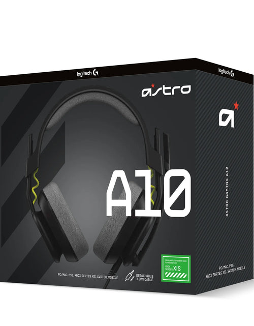 Load image into Gallery viewer, ASTRO A10 Gaming Headset Gen 2 Wired Headset - Over-Ear Gaming Headphones with Flip-To-Mute Microphone, 32 Mm Drivers, Compatible with Xbox, PC, Black
