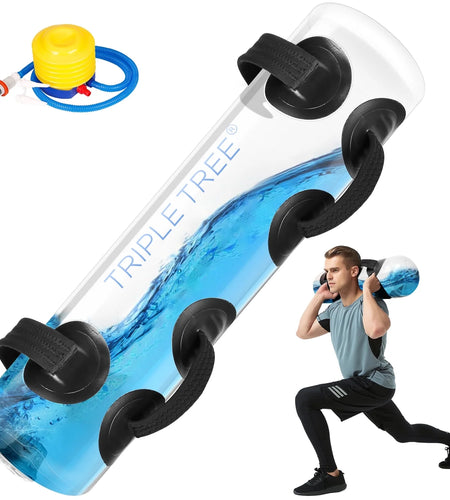 Fitness Aqua Bag Training Power Bag, Adjustable Water Weight Bag with Upgraded Air Pump 45LBS Portable Aqua Training Bag Instead of Sand Bag Training Home Gym for Workout Weights Training Balance